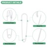 Unique Bargains Sewing Large Safety Spring Lock Blanket Bulk Pins 30 Pcs - 2 of 4