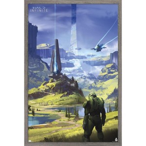 Trends International Halo Infinite - Master Chief Valley Framed Wall Poster Prints - 1 of 4