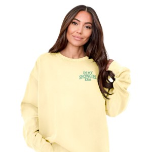 Embroidered In My Showgirl Era - Women's Garment Dyed Graphic Sweatshirt - 1 of 4