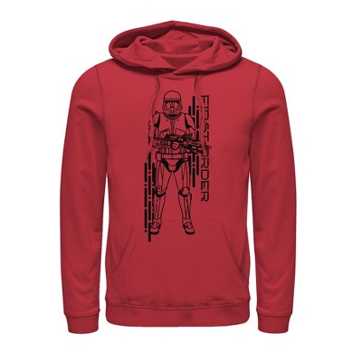 Men's Star Wars: The Rise of Skywalker First Order Sith Trooper Pull Over Hoodie
