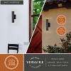 VAXCEL Chiasso Aluminum Integrated LED Black Contemporary Outdoor Wall Lantern with Up Down Lighting - 3 of 4