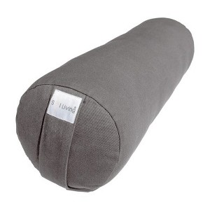 Sol Living Yoga Bolster Pillow with Removable Cover Rectangle - 1 of 4