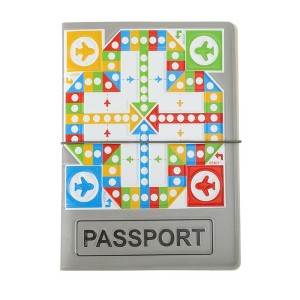 Unique Bargains Aeroplane Chess Passport Holder Multicolor 1 Pc - 1 of 4