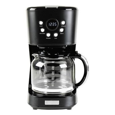 12 Cup Programmable Coffee Maker Gray - Figmint™