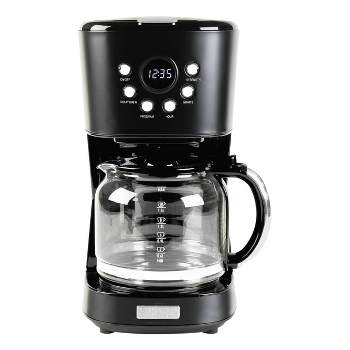 Haden - 12-Cup Coffee Maker - Black/Copper