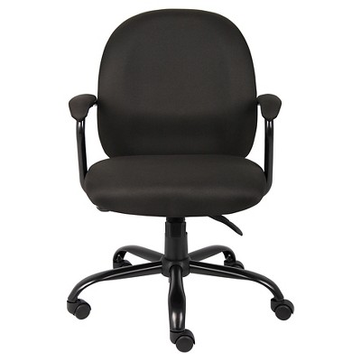 Posture Chair With Adjustable Arms Black - Boss Office Products : Target