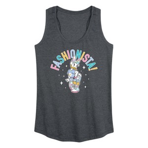 Women's - Disney - Fashionista Graphic Racerback Tank - 1 of 4