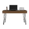 PAGED Modern Writing Desk Home Office Desks with USB Port, Computer Desk for Living Room, Study - 3 of 4