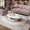 Small Butterfly Print Washable Area Rug, Low Pile Non-Slip Polyester Mat for Bedroom & Living Room - 2 of 4