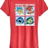 Women's - Inside Out 2 - Festive Christmas Feelings Short Sleeve Graphic T-Shirt - 2 of 4