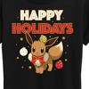 Women's - Pokémon - Happy Holidays Evee Short Sleeve Graphic T-Shirt - 2 of 4