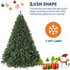 Artificial Christmas Tree, Full Xmas Tree with Foldable Base, Metal Hinges & Sturdy Metal Stand for Holiday Decor - 4 of 4