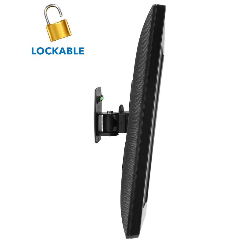 Mount-It! Locking TV Wall Mount, Full Motion TV Mount with Anti-Theft Lockable Quick Release VESA Head, Fits VESA 100, 200 and 400, 44 Lbs. Capacity, 4 of 9