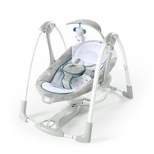 Ingenuity ConvertMe 2-in-1 Compact Portable Baby Swing 2 Infant Seat - Nash