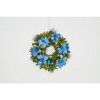 GustoWave 24 in Christmas Wreath with Light,Front Door Lighted Wreath with Pine Cones Flower Cypress Leaves Christmas Ball,Christmas Decorations - 2 of 2