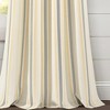 Lush Decor Farmhouse Stripe Yarn Dyed Cotton Blend Window Curtain Panel Set - 4 of 4