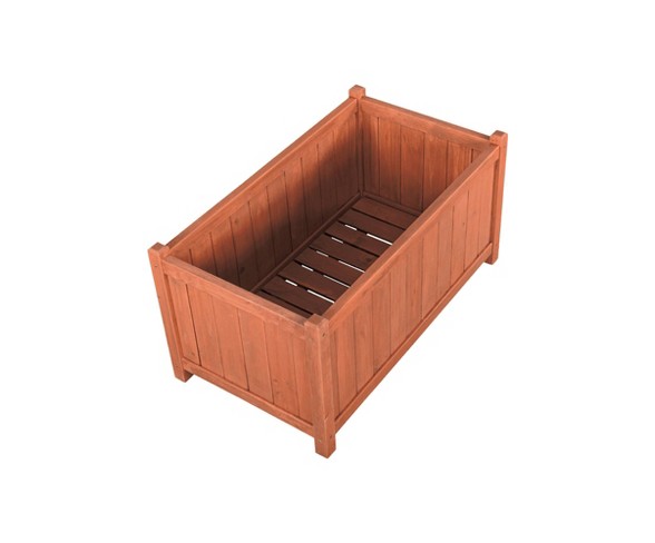 Rectangular Planter Box - Brown - Leisure Season&#174;