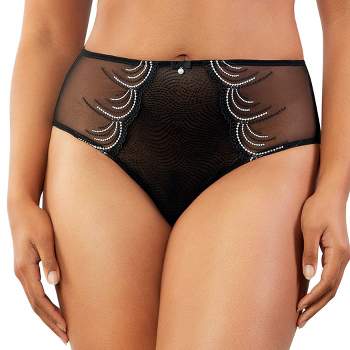 Smart And Sexy Women's Mesh G String Thong Panty 6 Pack Black Hue