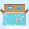 Darice 2000 Pcs Popsicle Stick, 4.5" Natural Wood Craft Sticks Supplies, Ice-Cream Stick Pop, Ages 3+ - 2 of 4