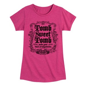 Girls' - Disney - Haunted Mansion Parks Attraction Fitted Short Sleeve Graphic T-Shirt - 1 of 4