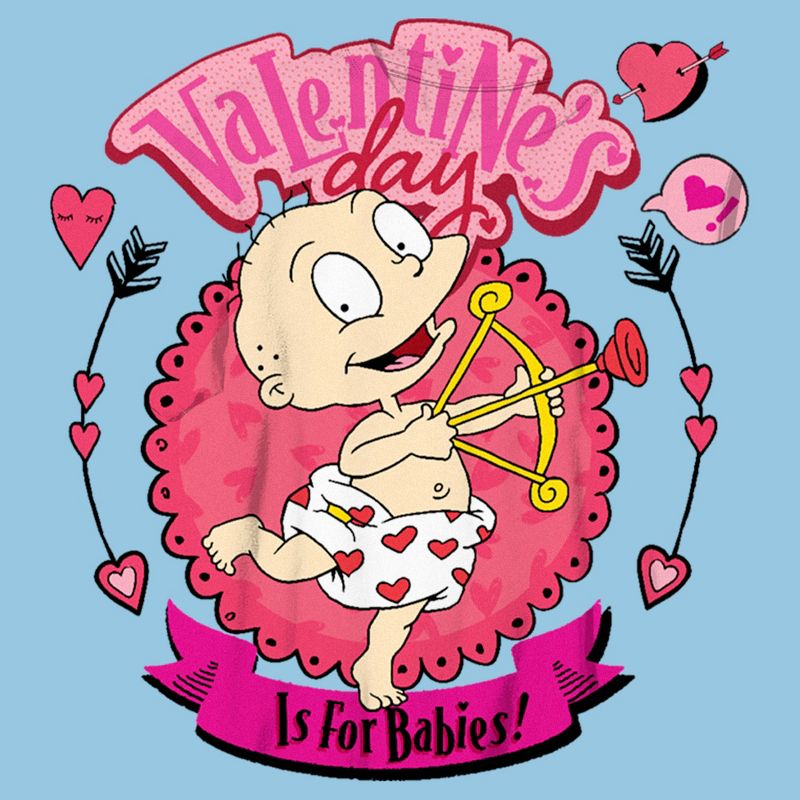 Boy's Rugrats Valentine's Day is for Babies T-Shirt, 2 of 5
