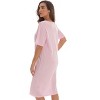 Just Love Short Sleeve Nightgown Sleep Dress for Women Sleepwear - 2 of 3