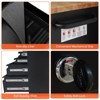 Rolling Tool Chest with 15 Drawers - Heavy-Duty Steel & Rubber Wood Workbench on Wheels, Garage Workbench with Key Locking System, Black - 4 of 4