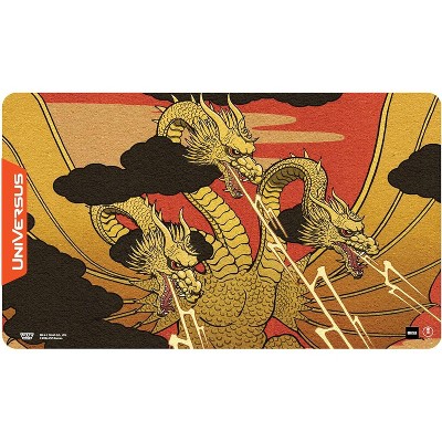 UniVersus Godzilla Challenger Series - King Ghidorah Playmat - 24 x 14 Neoprene Mat, Tabletop Card Game Accessory, UVS Games, Officially Licensed