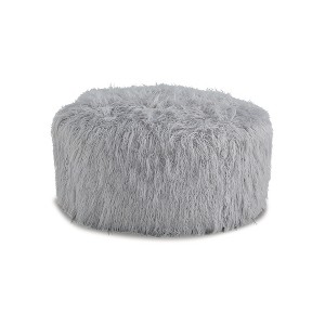 Signature Design by Ashley Casual Galice Oversized Accent Ottoman, Light Gray - 1 of 3