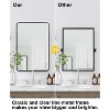 18" Round Gold Bathroom Mirror, Stylish Over-Sink Mirror with Metal Frame, Small Wall Mirror for Entryway, Vanity, Bedroom - 2 of 4