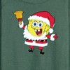 Women's - SpongeBob SquarePants - Dear Santa Lightweight French Terry Wide Neck Long Sleeve Shirt - 2 of 4