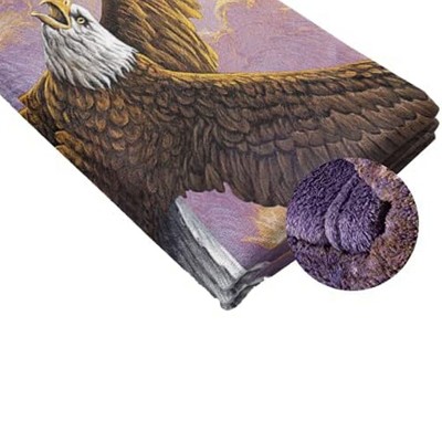 Eagle Clouds Super Soft Full/Queen Size Fleece Blanket