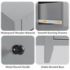 6 Chest of Drawer Dresser, Modern Dresser with Deep Drawers and Nickel Round Handle, Wood Organizer Storage Cabinet - 3 of 4