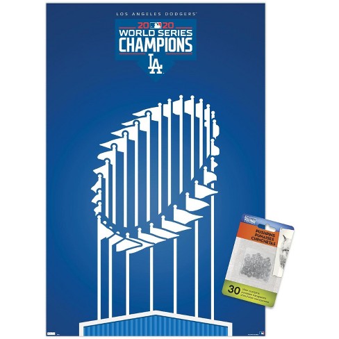 Los Angeles Dodgers 2020 World Series Champions 23'' x 34'' Poster