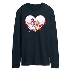 Men's - Wizard of Oz - Dorthy And Toto Heart Long Sleeve Graphic T-Shirt - 1 of 4
