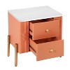 Christopher Knight Home Eilidh Modern Wood and Metal Nightstand with 2 Drawers - 4 of 4