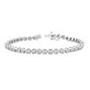 GILDED 1/2 CTTW Natural Diamond Miracle Plates Bracelet in Sterling Silver - 2 of 4