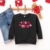 Be Mine Knit Print - Toddler Graphic Sweatshirt - 2 of 4