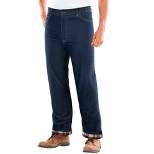 Full Blue 90304LW Men's Flannel Lined Carpenter Jean