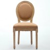 PAGED French Style Dining Chairs Set of 2 Wood Frame Living Room Chairs with Sponge Cushion Backrest for Living Room - 2 of 4