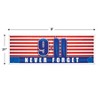 Beistle 9/11 Never Forget Sign Banner, 5' x 21", (2/Pkg) Multicolored - 4 of 4