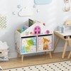 Infans Kids Dollhouse Bookshelf Toddler Book & Toy Storage Display Organizer Ideal Gift - 3 of 4
