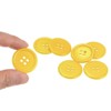 Unique Bargains Resin Craft Snap Round Flat 4-Hole Sewing Buttons 50 Pcs - 4 of 4