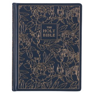 KJV Note-Taking Bible Large Print (Faux Leather Hardcover, Navy W