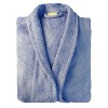 100% Cotton Ultra-Soft Terry Adult Unisex Lightweight Luxury Bathrobe by Blue Nile Mills - 4 of 4