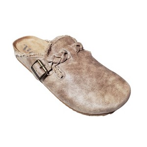 Very G Womens Iris 2 Mule Slip On Shoe, Beige - 1 of 4