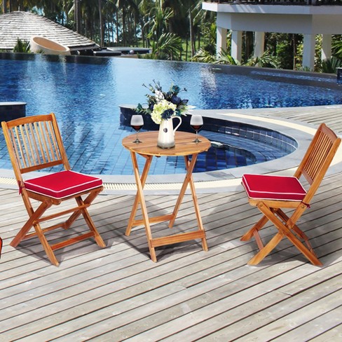 Vifah outdoor best sale wood bistro set