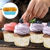 Unique Bargains Greaseproof Single-sided Aluminum Foil Cupcake Liners for Party 50 Pcs - 4 of 4
