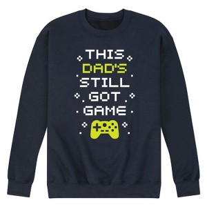 Men's - Instant Message - Got Game Dad Graphic Fleece Sweatshirt - 1 of 4