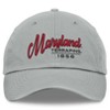 NCAA Maryland Terrapins Nico Cotton Hat: Adjustable Gray Baseball Cap - 2 of 4